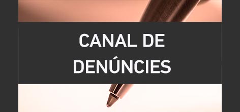 CANAL DE DENÚNCIES