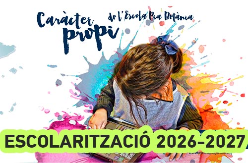 ESCOLARITZACIÓ 2026-2027