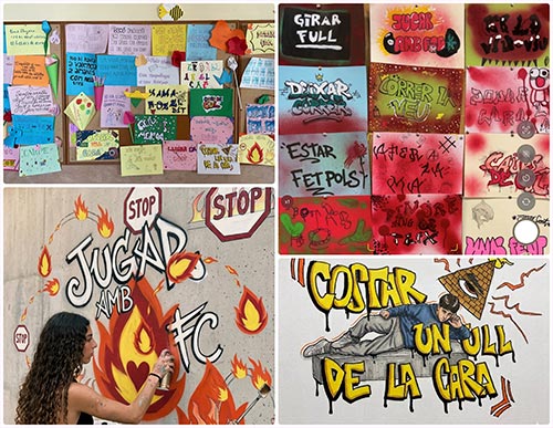 PARAULES A LES PARETS DELS PASSADISSOS